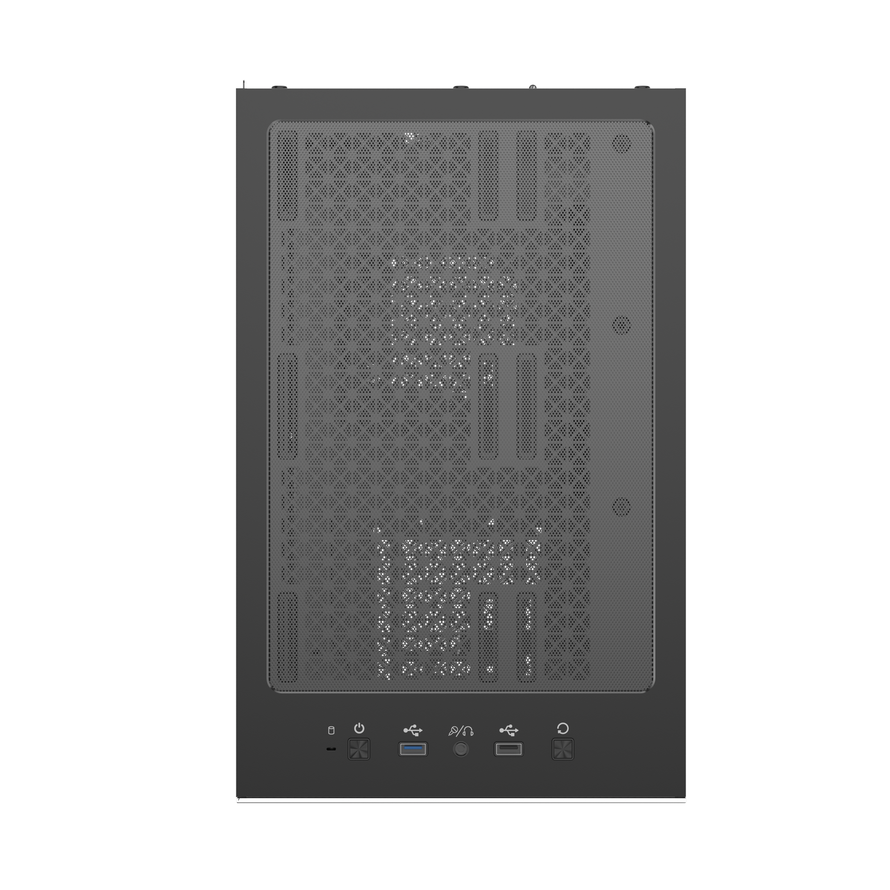 1st Player MI7 ATX/M-ATX/Mini-ITX PC Gaming Case - Black | Compact Tower for High-Performance Gaming & Streaming Setup