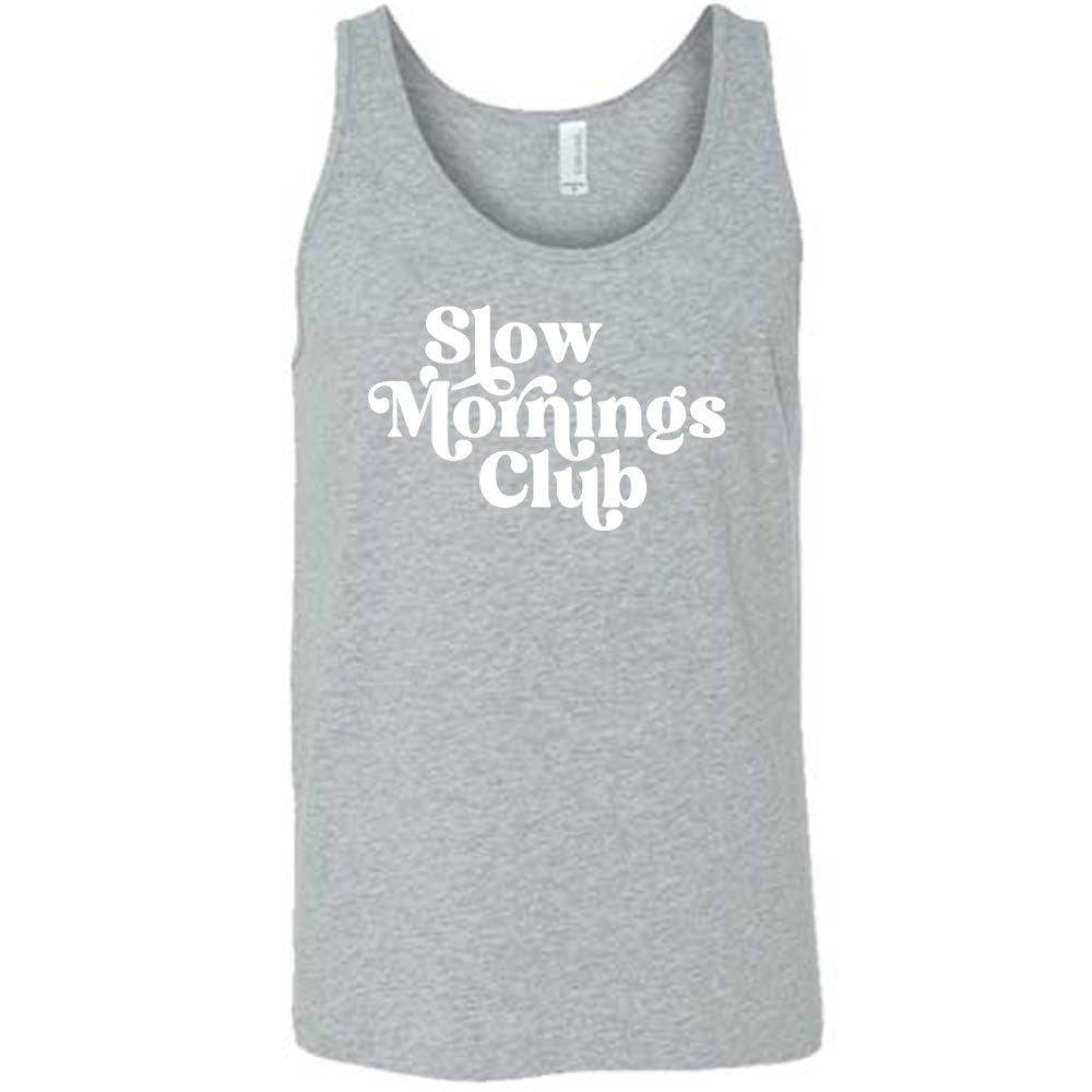 Slow Mornings Club Unisex T-Shirt - Comfortable Cotton Casual Tee for Relaxing Weekends & Cozy Loungewear