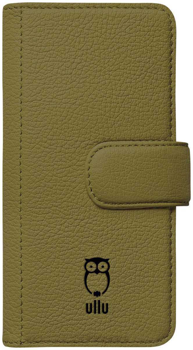 Ullu Premium Leather Wallet Case for iPhone 7/8 Plus - Slim RFID Blocking Olive Green Cover with Card Slots | Perfect for Everyday Use, Travel & Business Meetings