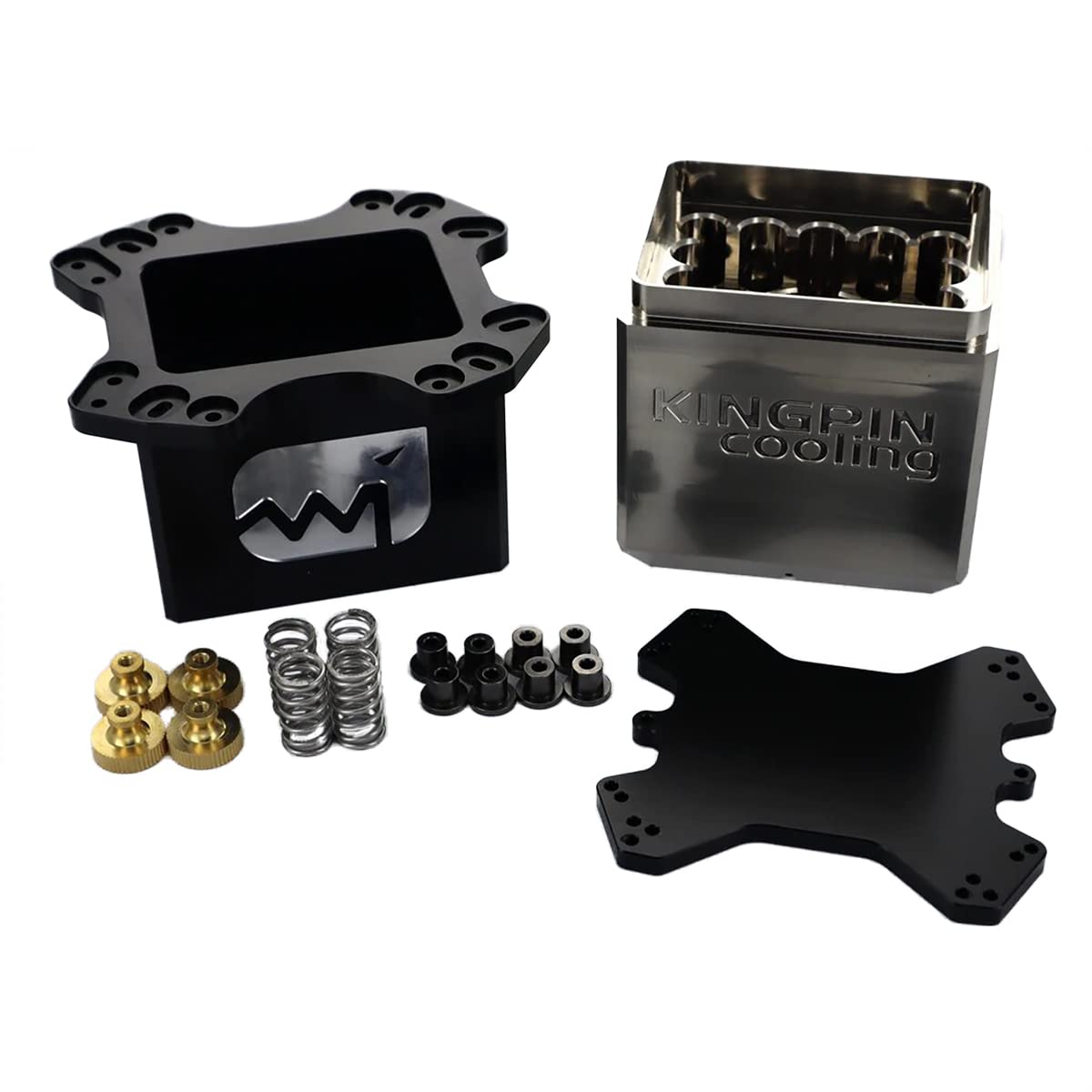 Kingpin Cooling T-REX CPU Liquid Nitrogen Container - Extreme Overclocking Cooling System for PC Builders (Black, KPC-TR-BK-003) | Perfect for Competitive Benchmarking & Extreme Performance PC Modding