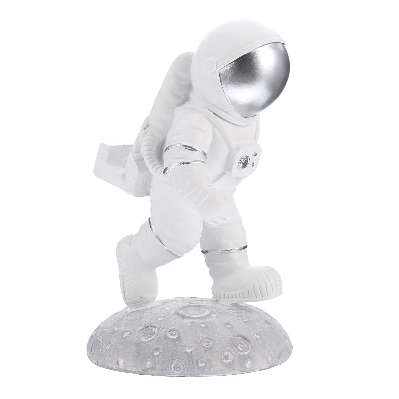 VOSAREA Astronaut Phone Holder - Adjustable Cell Phone Stand for iPhone, Samsung & Tablets - Creative Astronaut Figurine Desktop Decoration - Perfect for Office, Travel & Home Decor