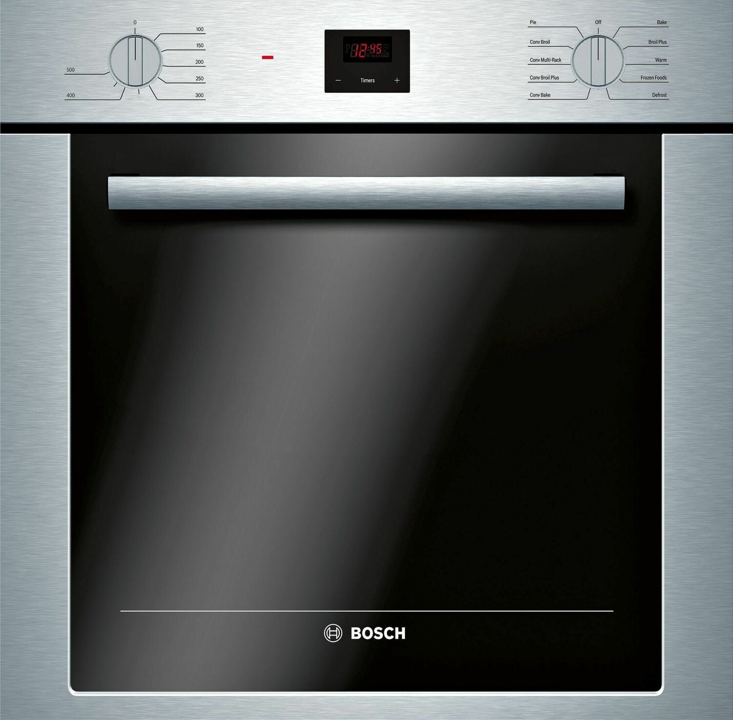 Bosch HBE5453UC 500 Series 24-Inch Single Wall Oven - Stainless Steel Built-In Electric Oven for Baking, Roasting & Broiling - Perfect for Modern Kitchens & Home Chefs
