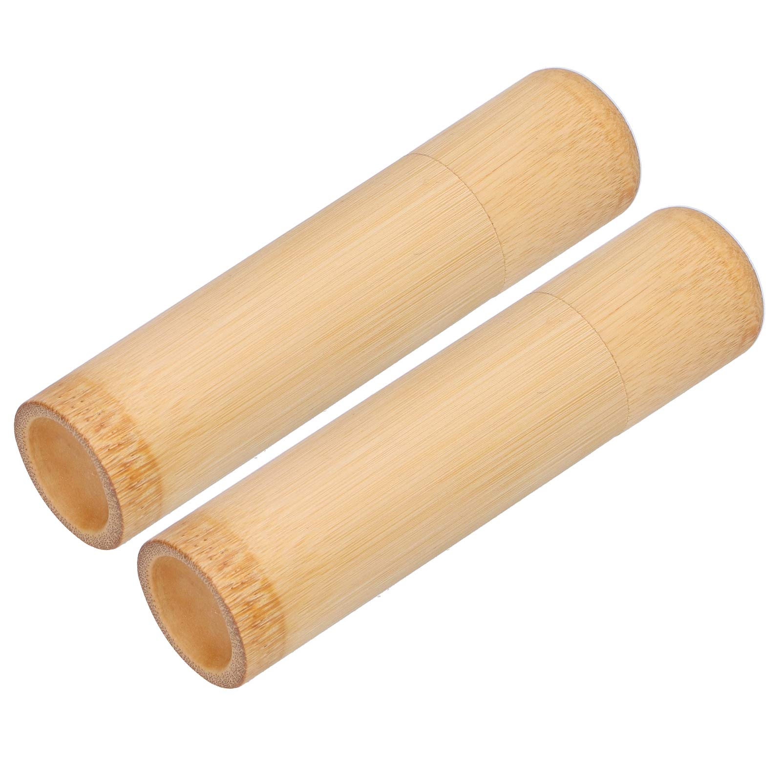 Premium Bamboo Tea Storage Box Set - 2-Piece Eco-Friendly Bamboo Tea Canisters & Incense Holder - Durable Spice & Coffee Bean Containers for Kitchen, Pantry, or Tea Ceremony Use