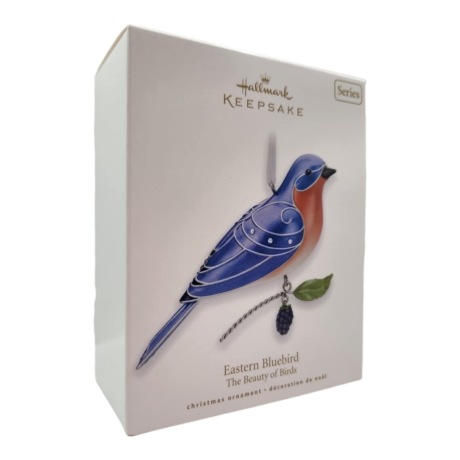 Hallmark 2010 Eastern Bluebird Ornament #6 - Beauty of the Birds Series Collectible Figurine | Perfect for Christmas Tree Decor, Gift for Bird Lovers & Holiday Home Decoration