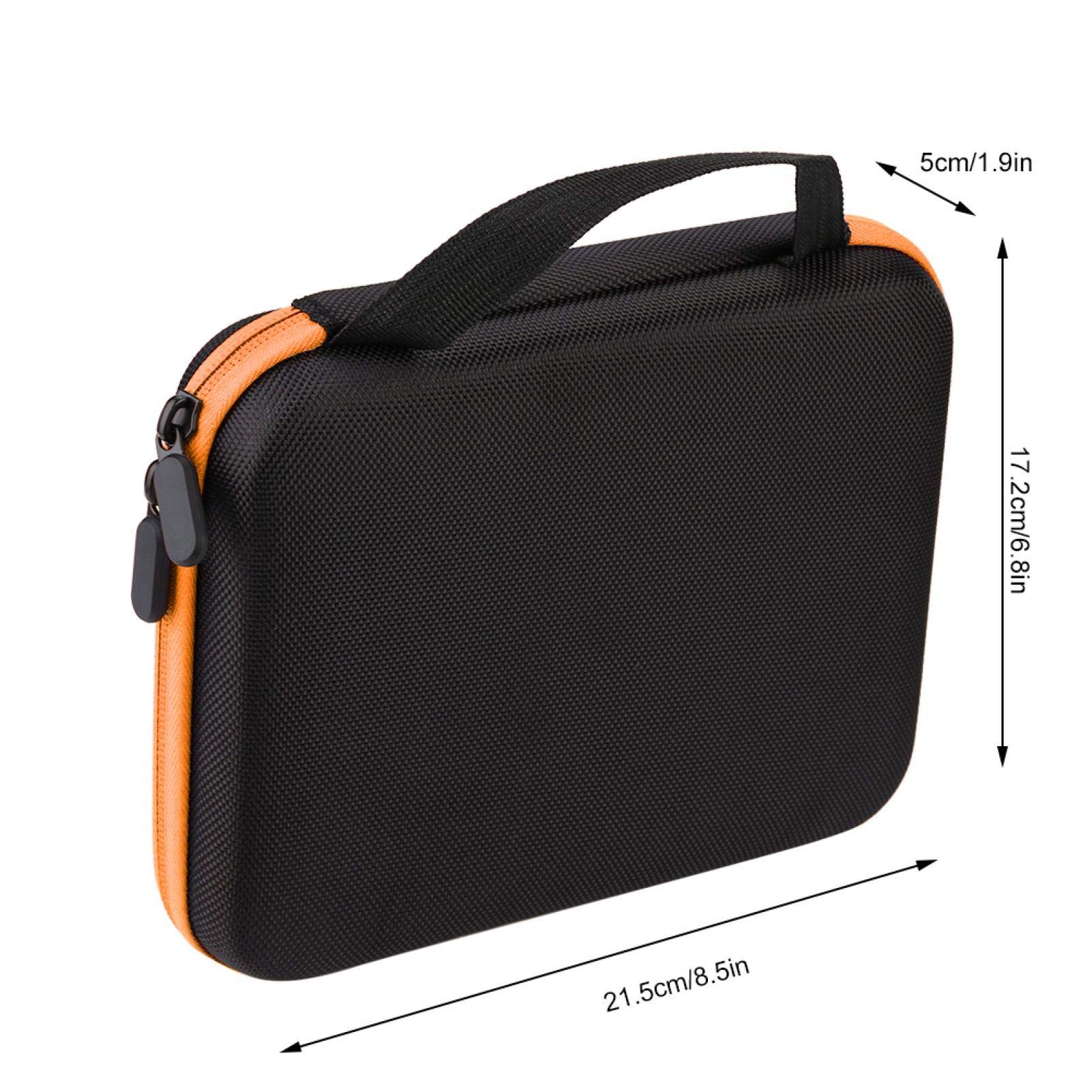 63-Slot Essential Oil Travel Case with Foam Insert & Handle - Portable Aromatherapy Storage Organizer for On-The-Go Use (Orange) | Perfect for Travel, Home, and Office Use