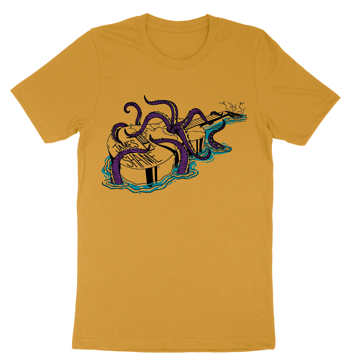 James and the Shame Leviathan Guitar Graphic T-Shirt - Vintage Band Tee for Music Lovers & Concert Goers - Perfect for Casual Wear, Concerts, and Gifts