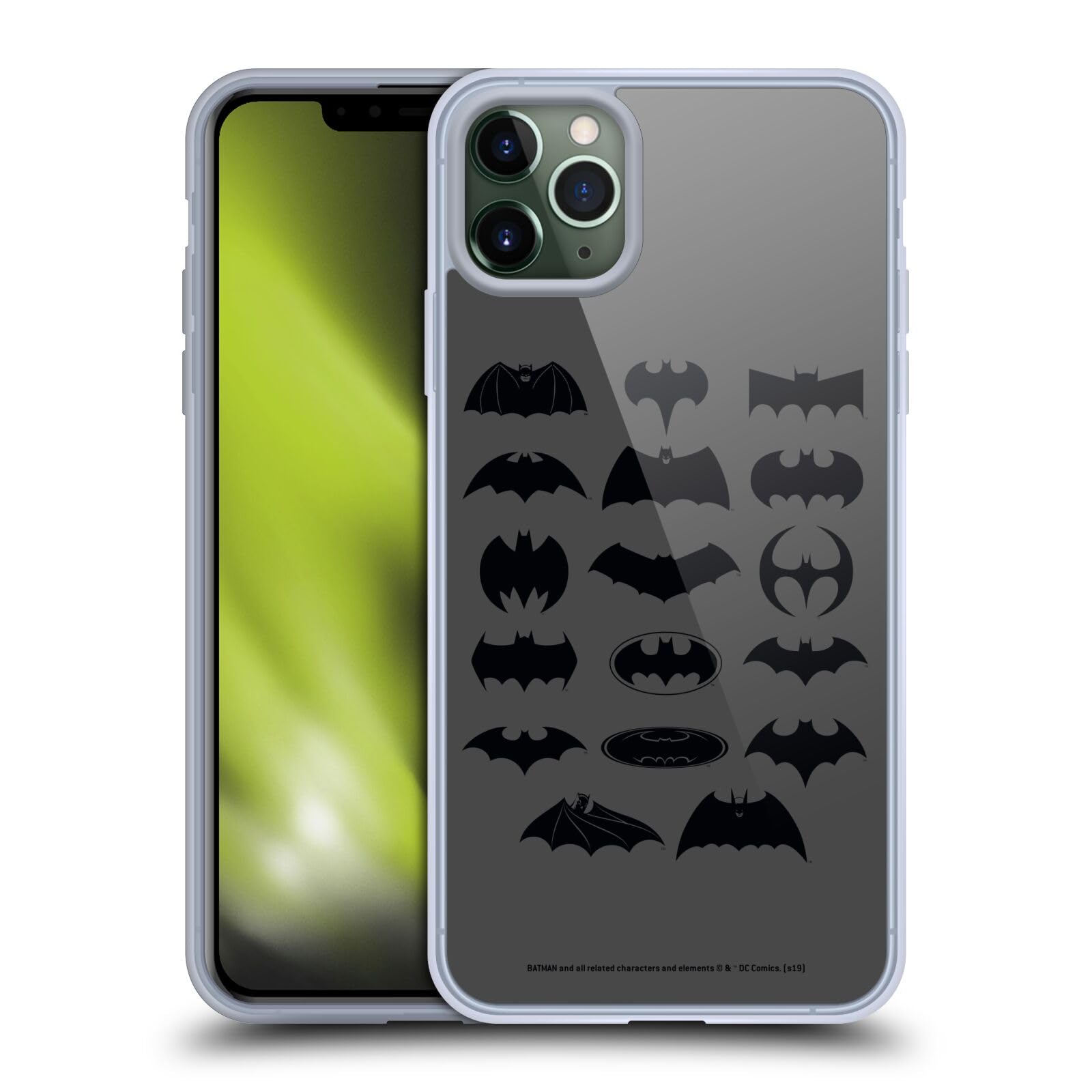 Official Batman DC Comics Soft Gel Case for Apple iPhone 11 Pro Max - Licensed Superhero Phone Cover for Protection & Style | Perfect for Fans, Daily Use & Gift Giving
