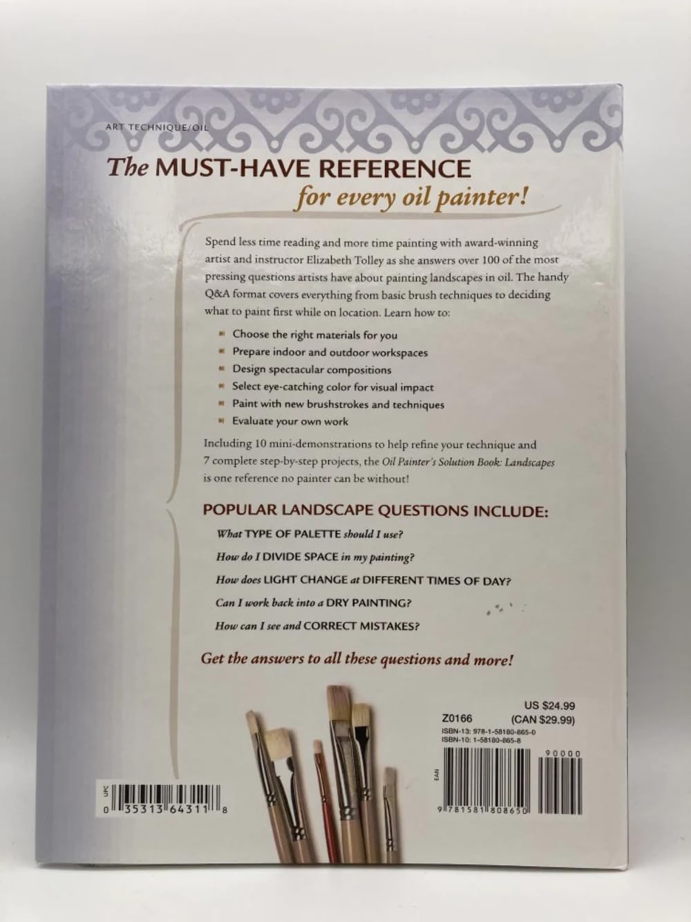 Oil Painter's Solution Book - Landscapes: 100+ Answers to Oil Painting Techniques & Troubleshooting | Perfect for Beginners & Landscape Artists