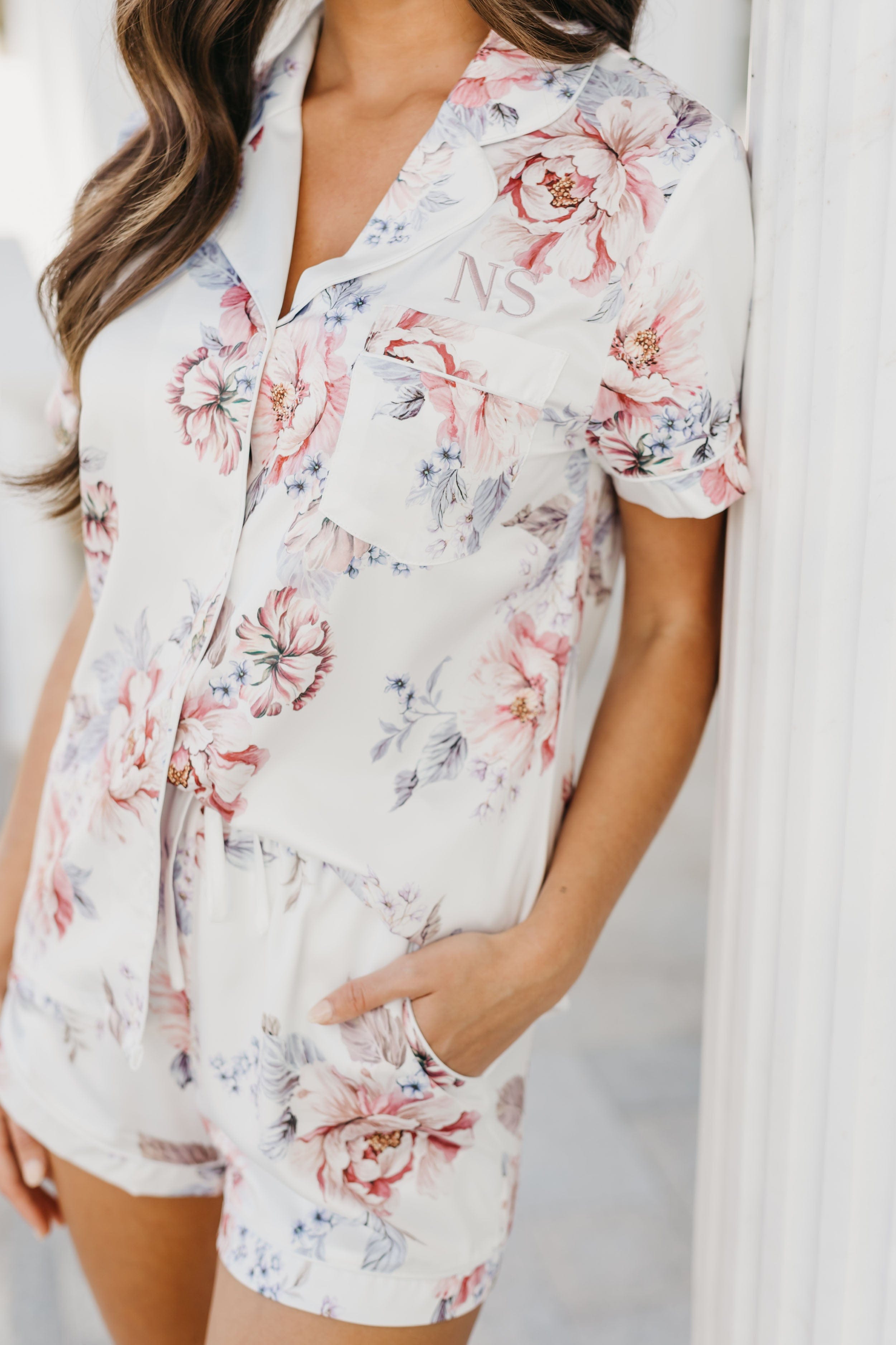 Adriana Veiled Rose Pajama Set for Women - Soft & Comfortable Sleepwear, Loungewear - Perfect for Nighttime Relaxation & Cozy Evenings at Home