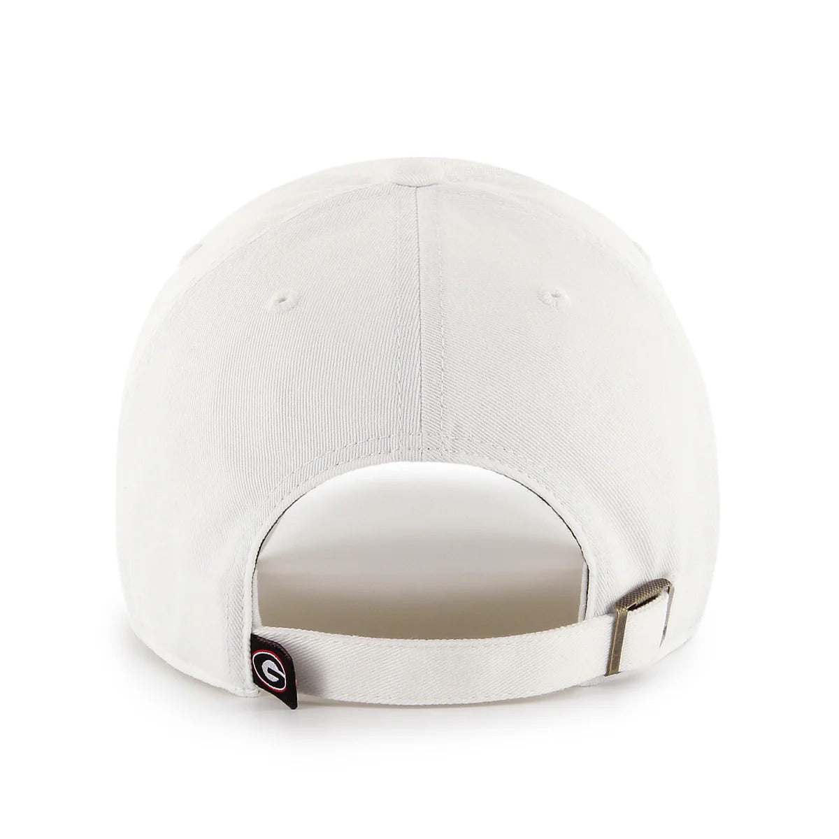 47 Brand Georgia Bulldogs Adjustable Baseball Cap - White | NCAA Fan Gear for Men & Women | Perfect for Game Day, Tailgating & Casual Wear