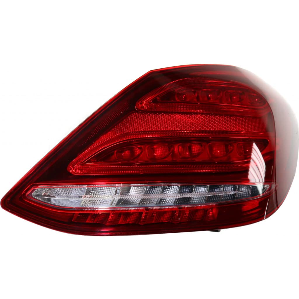 KarParts360 Mercedes-Benz C300 LED Tail Light Assembly Passenger Side (2015-2018) - CAPA Certified with Bulbs | MB2801145 | Perfect for Replacement & Night Driving Safety