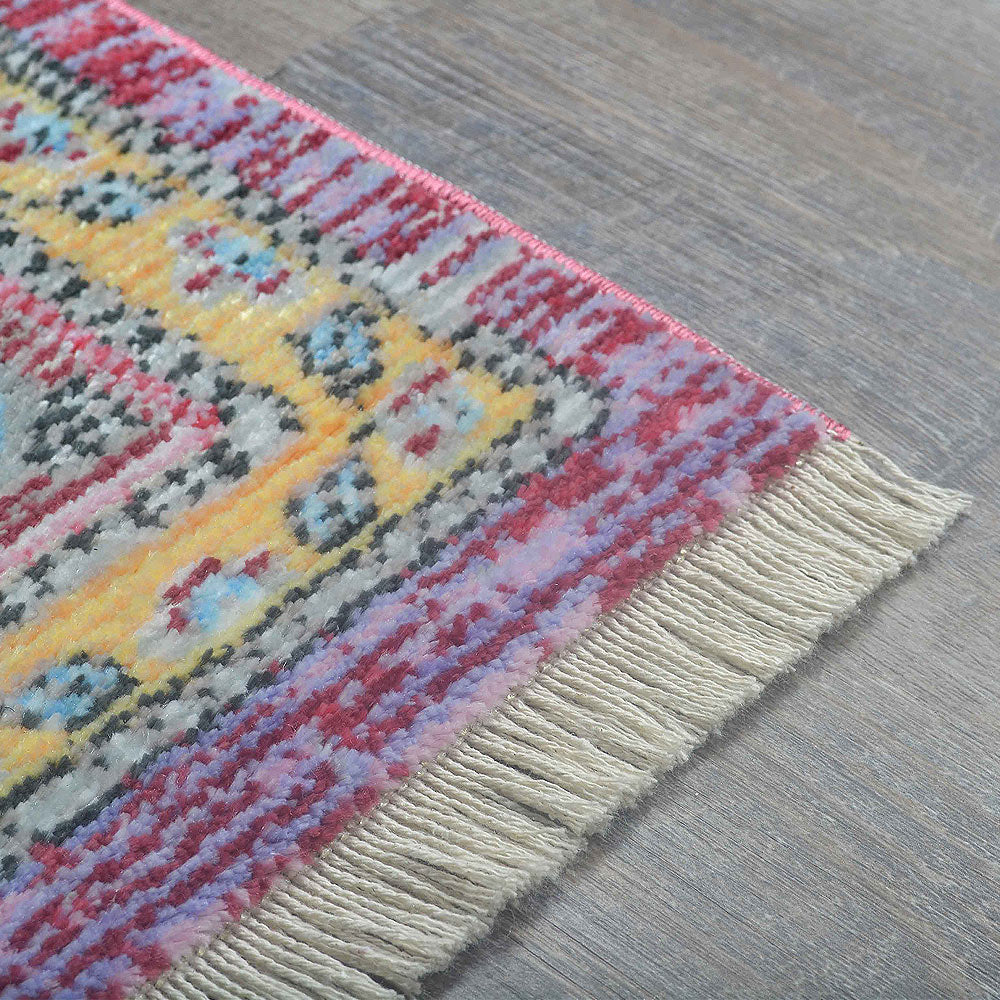 Rugnique Machine Woven Rug - Soft Non-Slip Area Rug for Living Room, Bedroom, Dining Room - Durable & Easy to Clean Home Decor Carpet