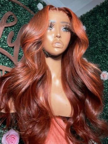 Red Orange Highlight｜7x5 hd lace｜Pre Everything