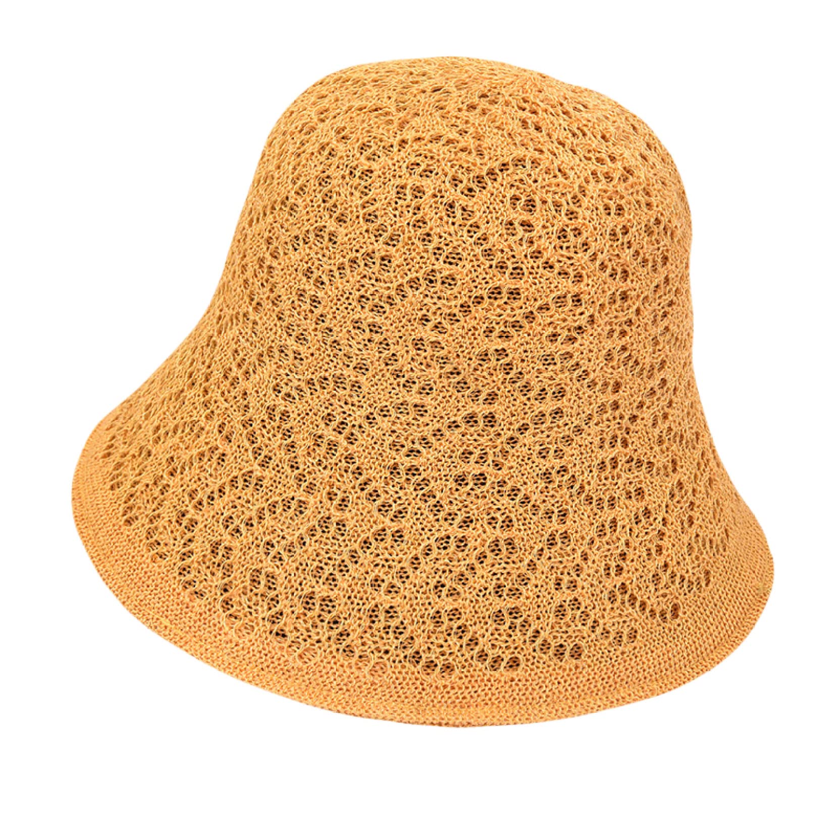 Women's Fashion Sun Hat - Wide Brim Fisherman Hat for Spring, Summer & Fall - Korean Style Woven Straw Cap with Hollow Design - Perfect for Beach, Travel & Outdoor Activities
