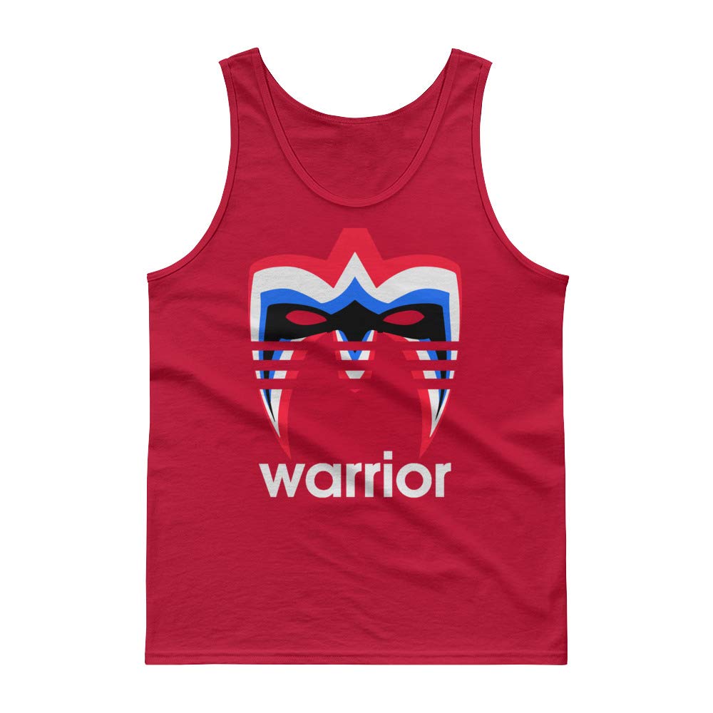 Ultimate Warrior Wrestler Face Paint Tank Top - WWE Costume, Cosplay & Halloween Outfit for Wrestling Fans
