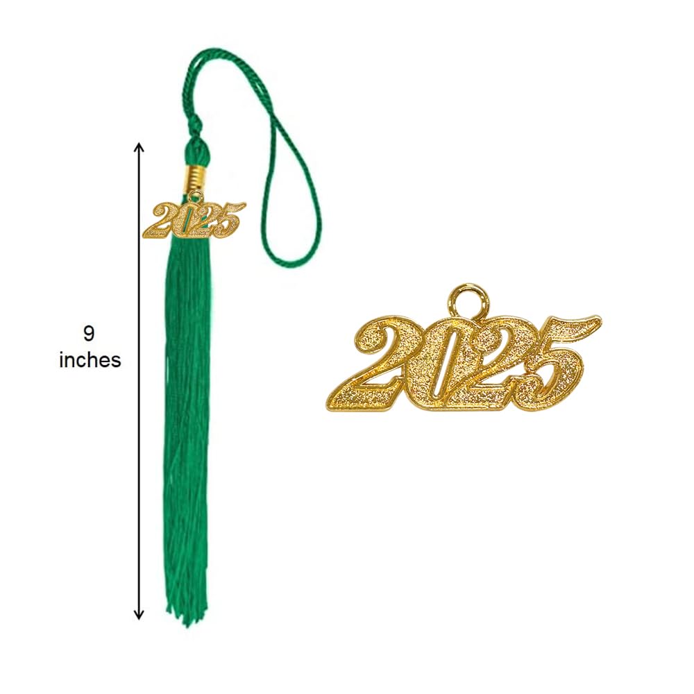 2025 Graduation Cap Tassel with Year Charm - Happy Secret Graduation Ceremony Accessories for High School & College Graduates - Perfect for Commencement, Photo Shoots & Graduation Parties