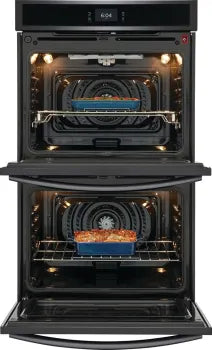 Frigidaire Gallery GCWD3067AD 30-Inch Double Electric Wall Oven - 15+ Cooking Modes, Black Stainless Steel - Perfect for Baking, Roasting & Family Meals