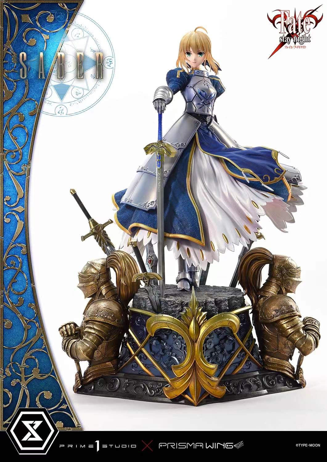 Prime 1 Studio Licensed Fate/Stay Night Saber Anime Figure - Collectible Statue for Anime Fans | Perfect for Display in Home, Office, or Gaming Room