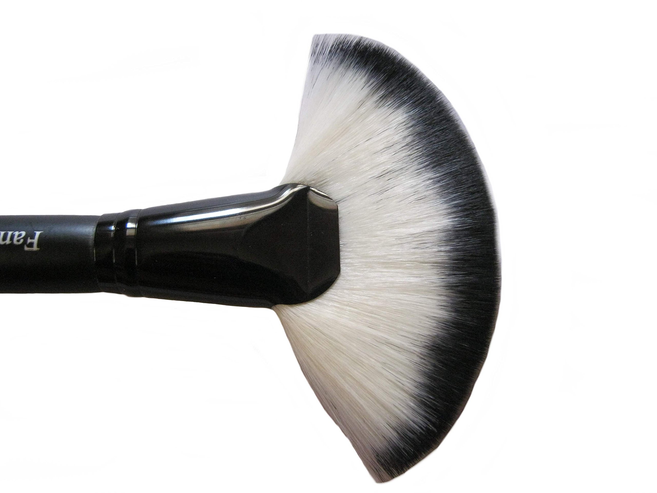 L'Rivara Soft Fan Shape Makeup Brush for Blush & Loose Powder - Flawless Foundation Application - Perfect for Everyday Makeup & Professional Beauty Looks (LR-107)