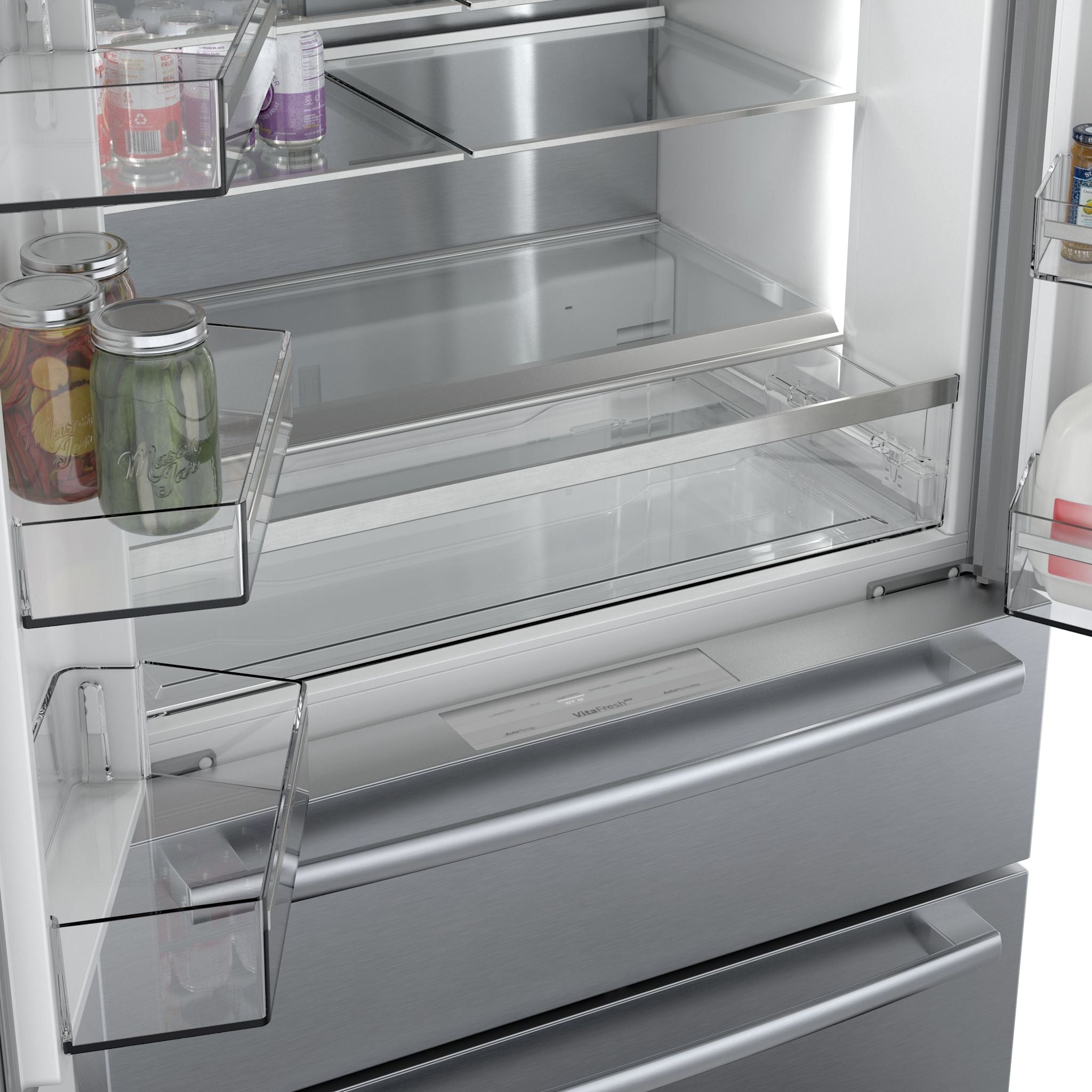 Bosch 36 Inch French Door Refrigerator (B36CL80SNS) - Stainless Steel, Energy Star Certified, Counter Depth - Perfect for Modern Kitchens & Open Floor Plans
