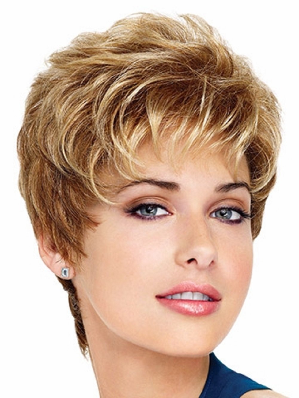 Eva Gabor Aspire Layered Pixie Comfort Cap Wig in Coffee Mist - Soft Synthetic Hair for Women | Perfect for Daily Wear, Cosplay & Costume Parties