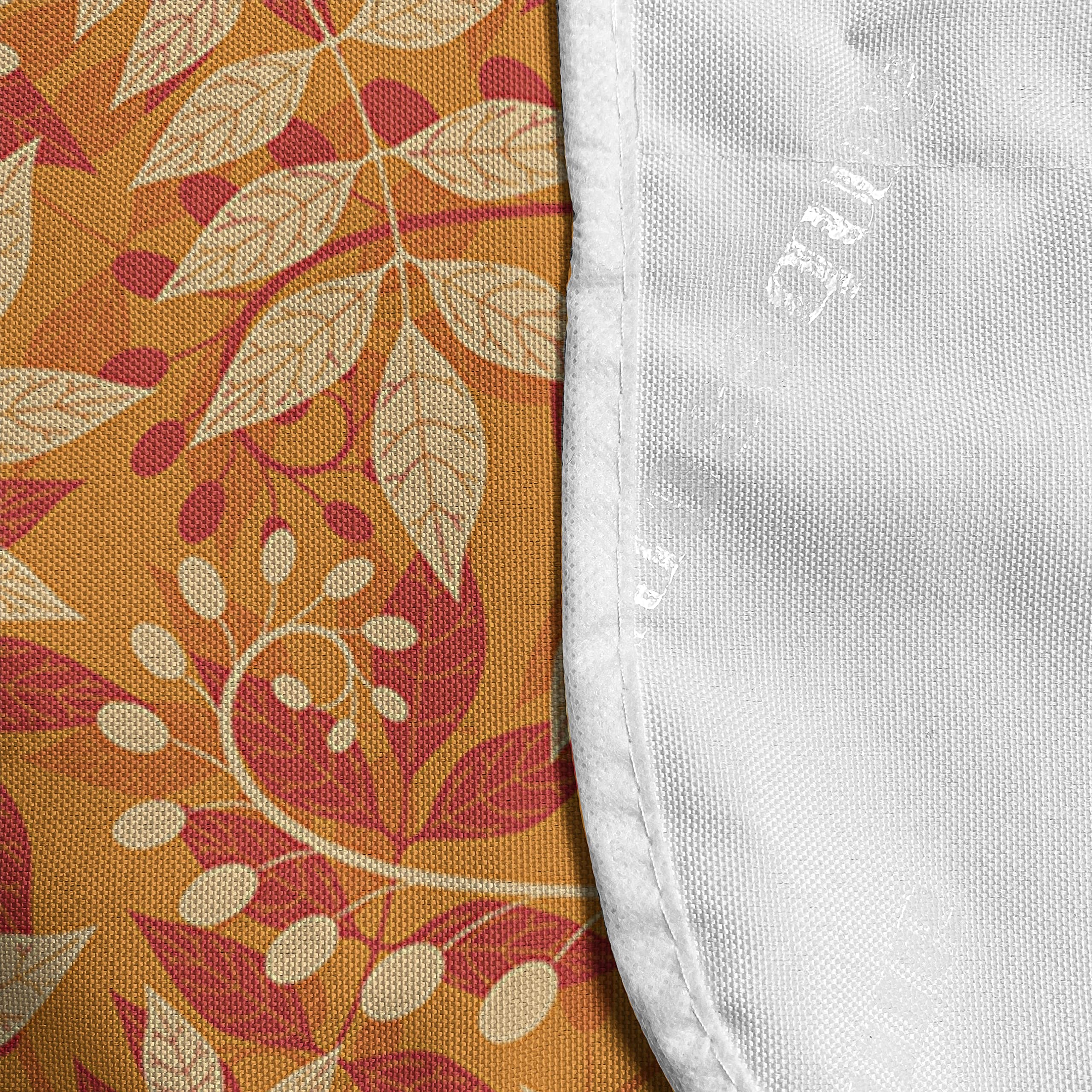 Ambesonne Autumn Leaves Microwave Cover - Waterproof Kitchen Organizer with Pockets, 36