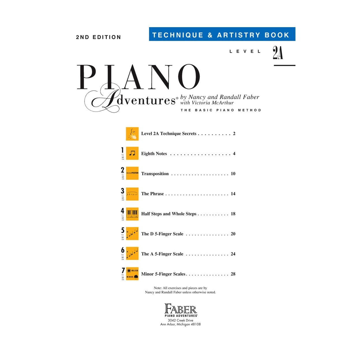 Piano Adventures Closer Look Level 2A - Technique & Artistry Book (2nd Edition) - Piano Learning Method for Beginners & Intermediate Students - Perfect for Home Practice & Music Lessons