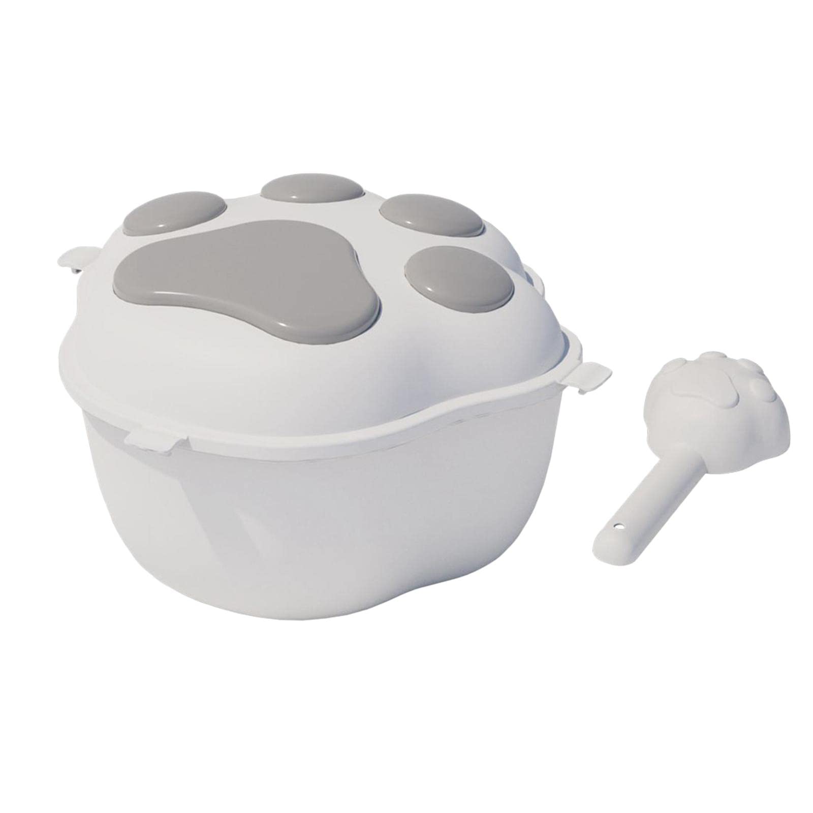 Enakshi Airtight Pet Food Storage Container with Lid - 10Lbs Dry Dog Food Dispenser for Grains, Rice & Kibble | BPA-Free Plastic | Pet Supplies & Dog Accessories | Perfect for Kitchen, Pantry & Travel Use