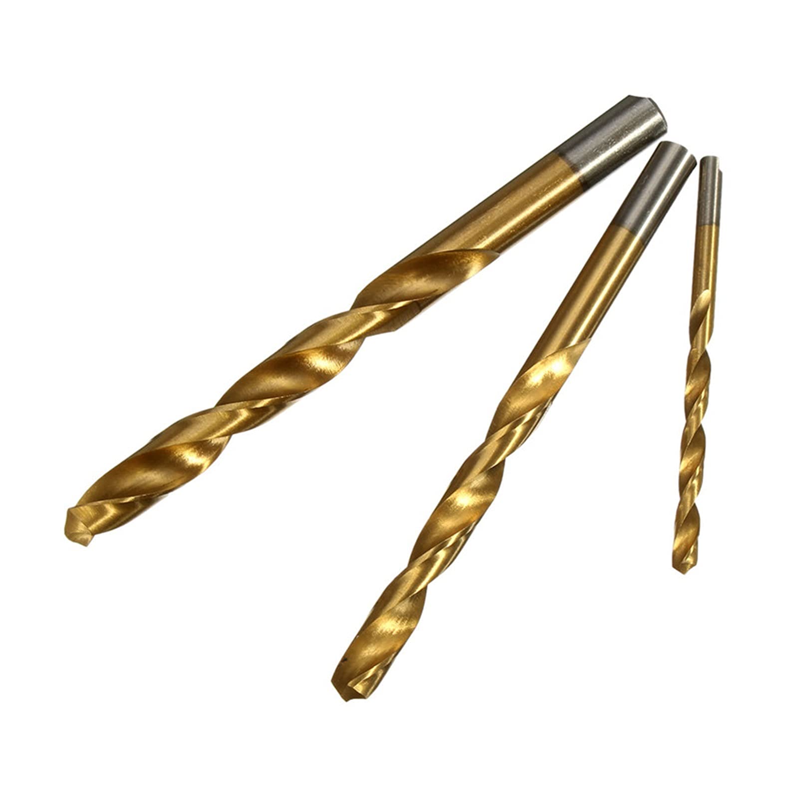 99-Piece Titanium Coated Drill Bit Set (1.5-10mm) - High Speed Steel Twist Drill Bits for Wood, Plastic & Aluminum - Perfect for DIY Projects, Woodworking & Metalworking