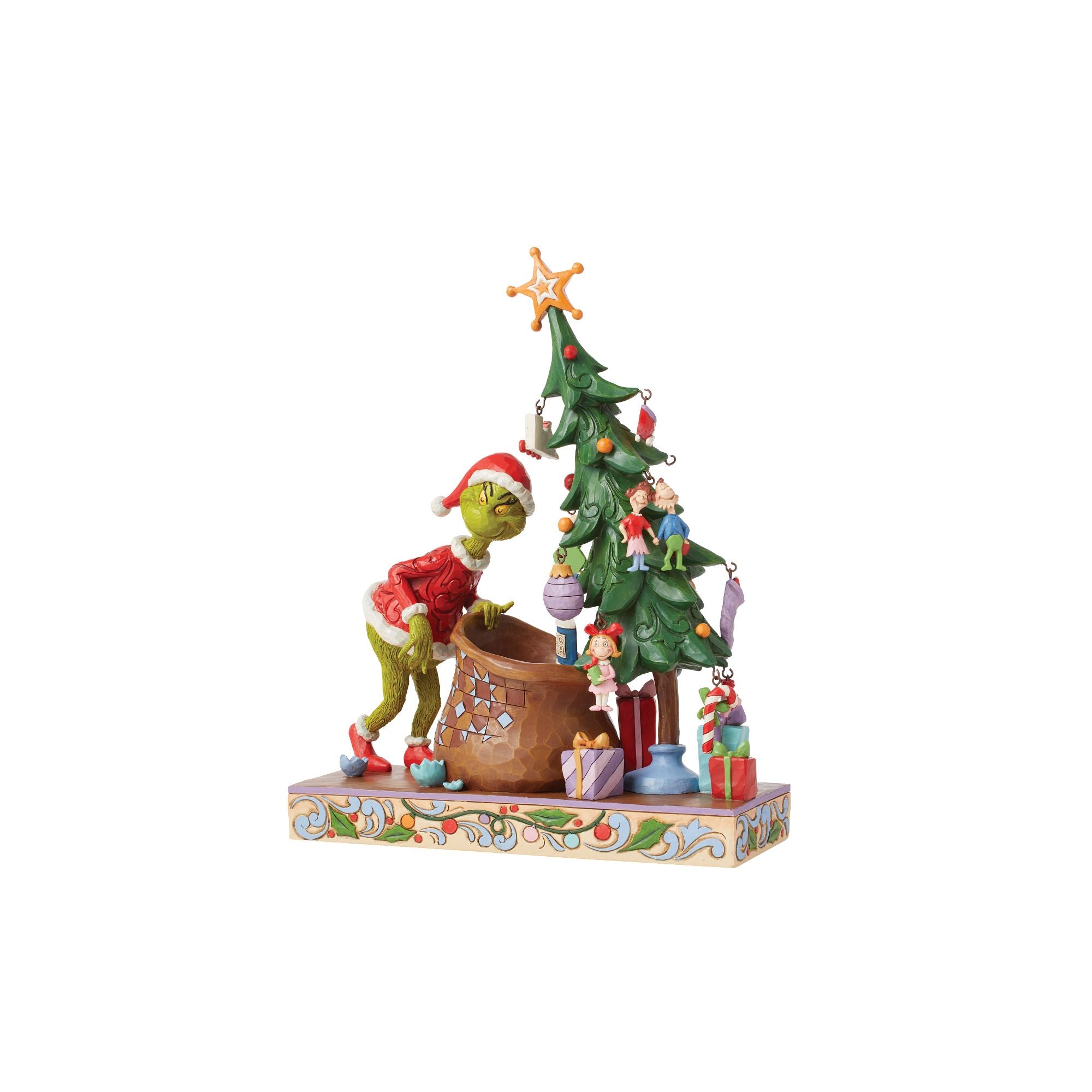 Grinch Christmas Countdown Calendar - Fun Holiday Advent Calendar for Kids & Families - Perfect for Home, Office & Classroom Decor