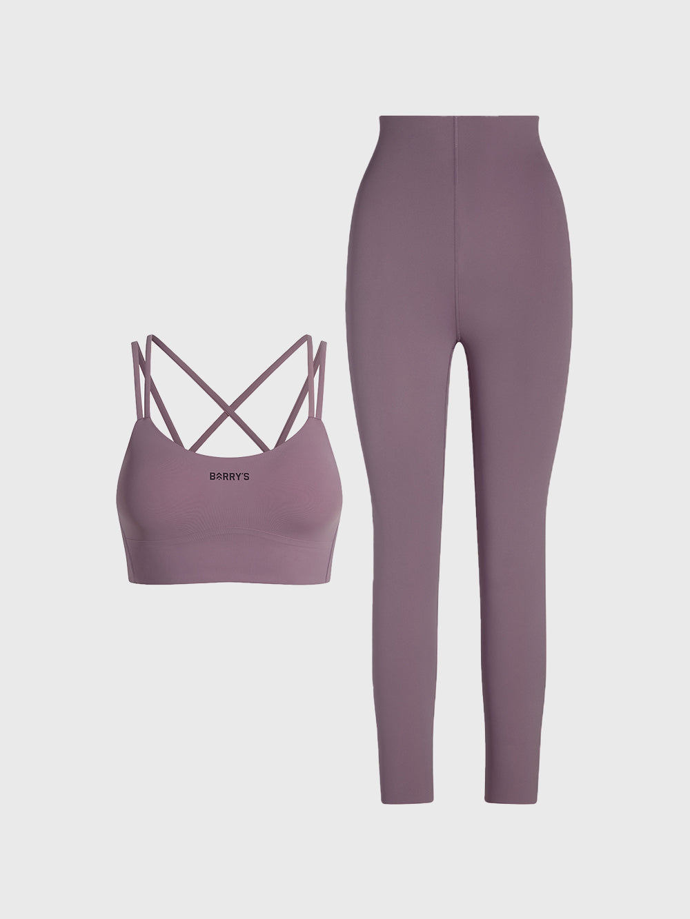 Lululemon Lavender Lux Bra and Legging Set - Women's High-Performance Workout Outfit for Yoga, Running & Gym