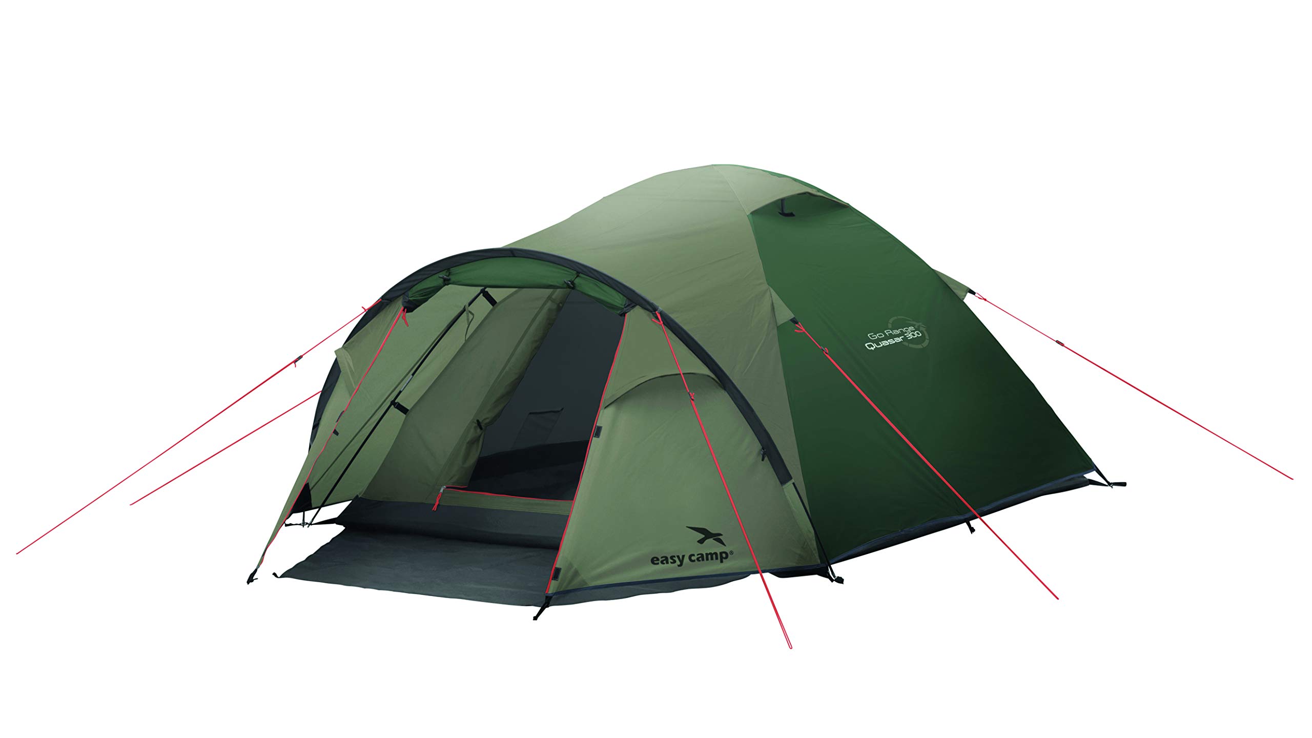 Easy Camp Tents Quasar 300 - Lightweight 3-Person Camping Tent for Outdoor Adventures, Hiking & Backpacking | Waterproof & Windproof Design for All-Weather Protection