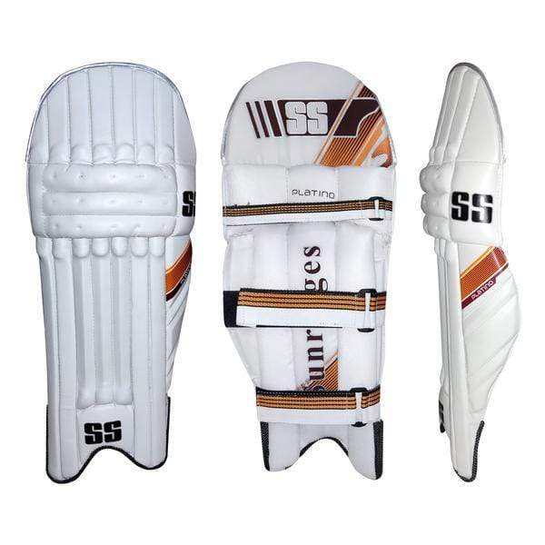 Premium SS Platino Adult Cricket Batting Pads - Lightweight Protective Leg Guards for Cricket Players - Perfect for Practice, Matches & Professional Play