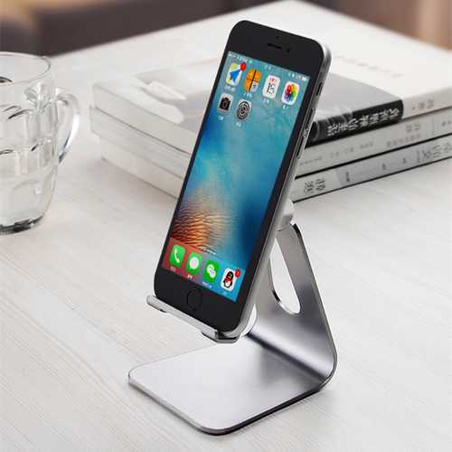 Bakeey™ ALT 4 Aluminum Alloy Adjustable Anti-Slip Desktop Stand - Universal Charging Holder for iPad, iPhone & Tablets - Perfect for Home Office, Bedside & Kitchen Use