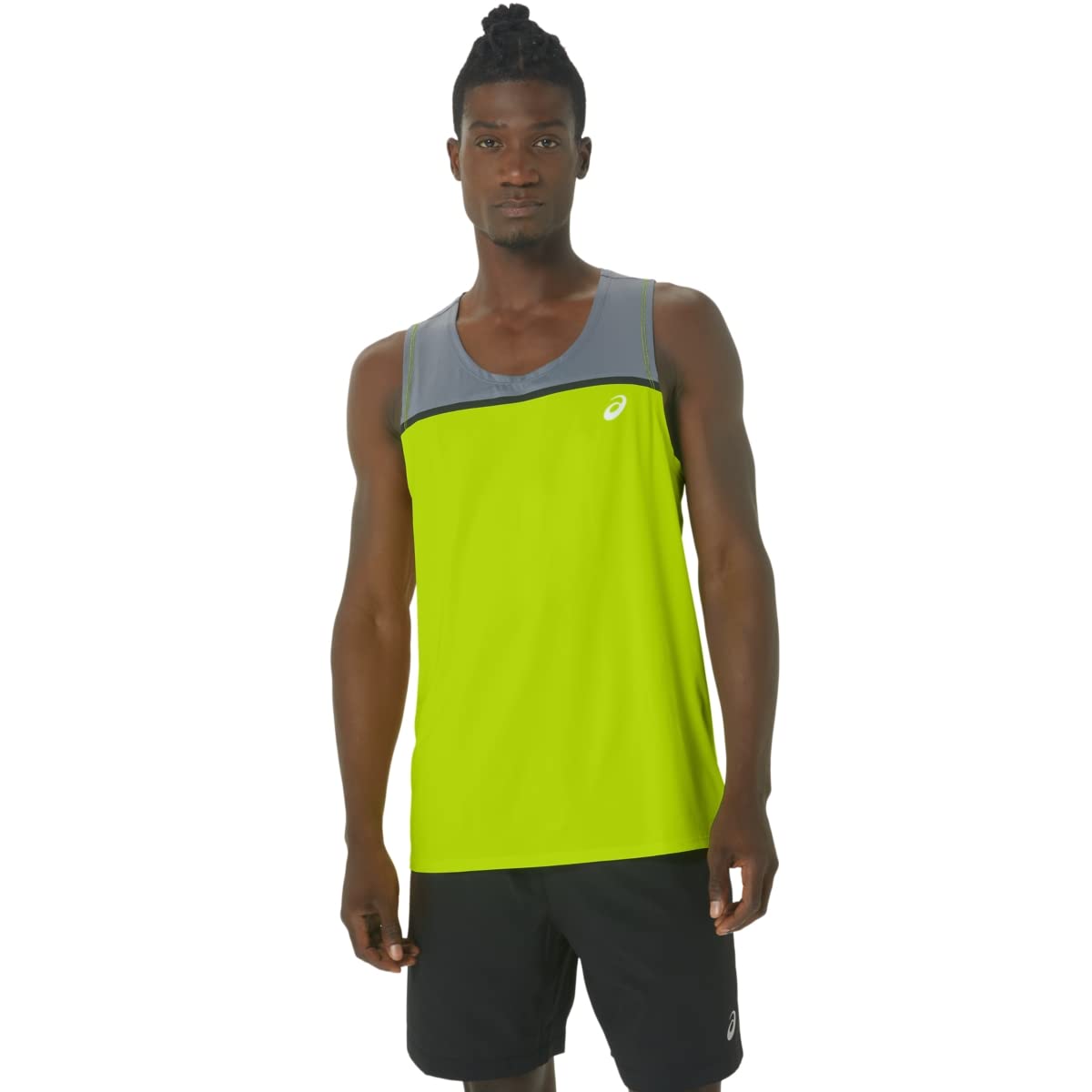 ASICS Men's PR LYTE Running Singlet - Lightweight Breathable Performance Top for Marathon & Training - Ideal for Jogging, Gym Workouts & Athletic Activities