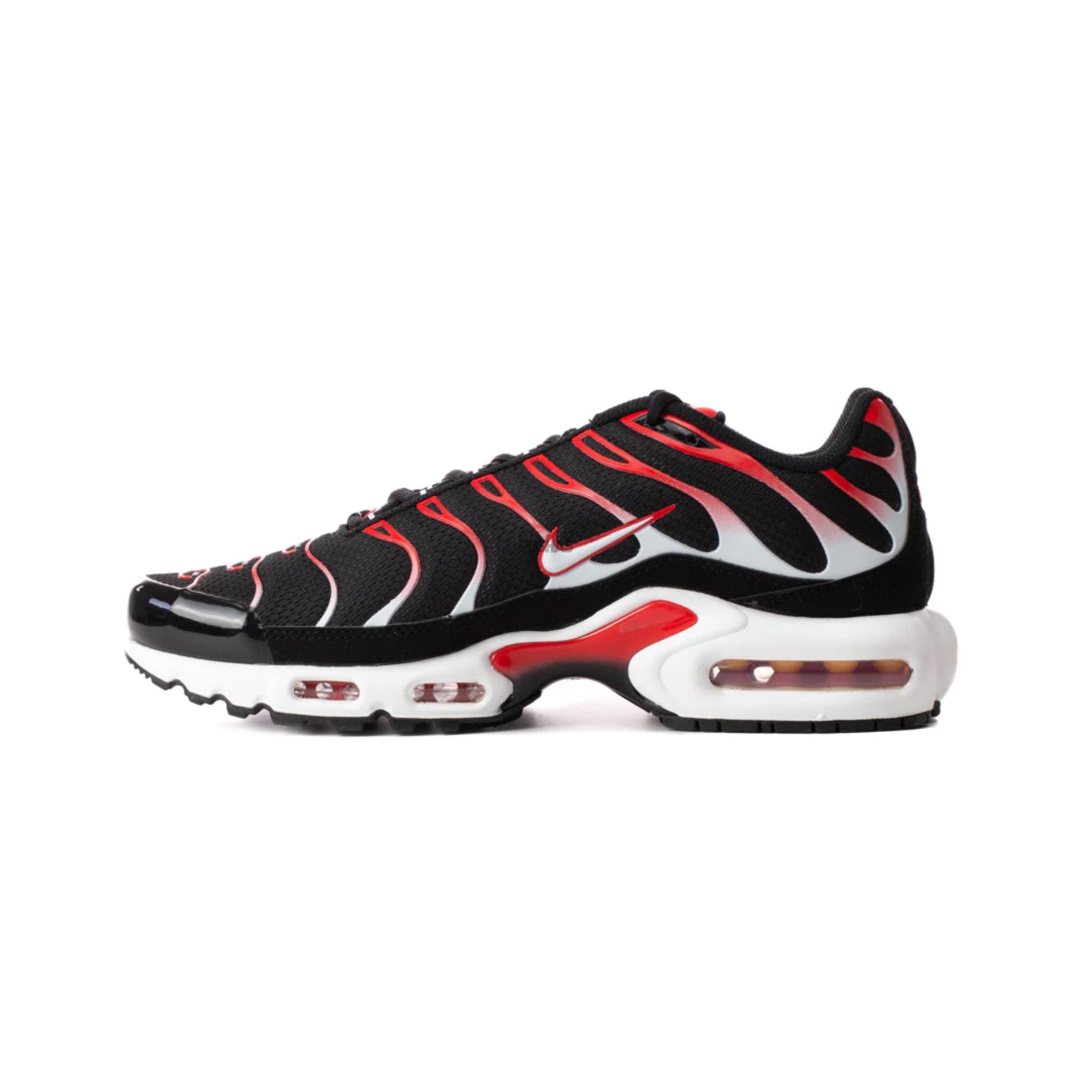 Nike Air Max TN Plus 'Black White University Red' Men's Running Shoes (2022) - Perfect for Gym Workouts, Jogging & Streetwear Fashion