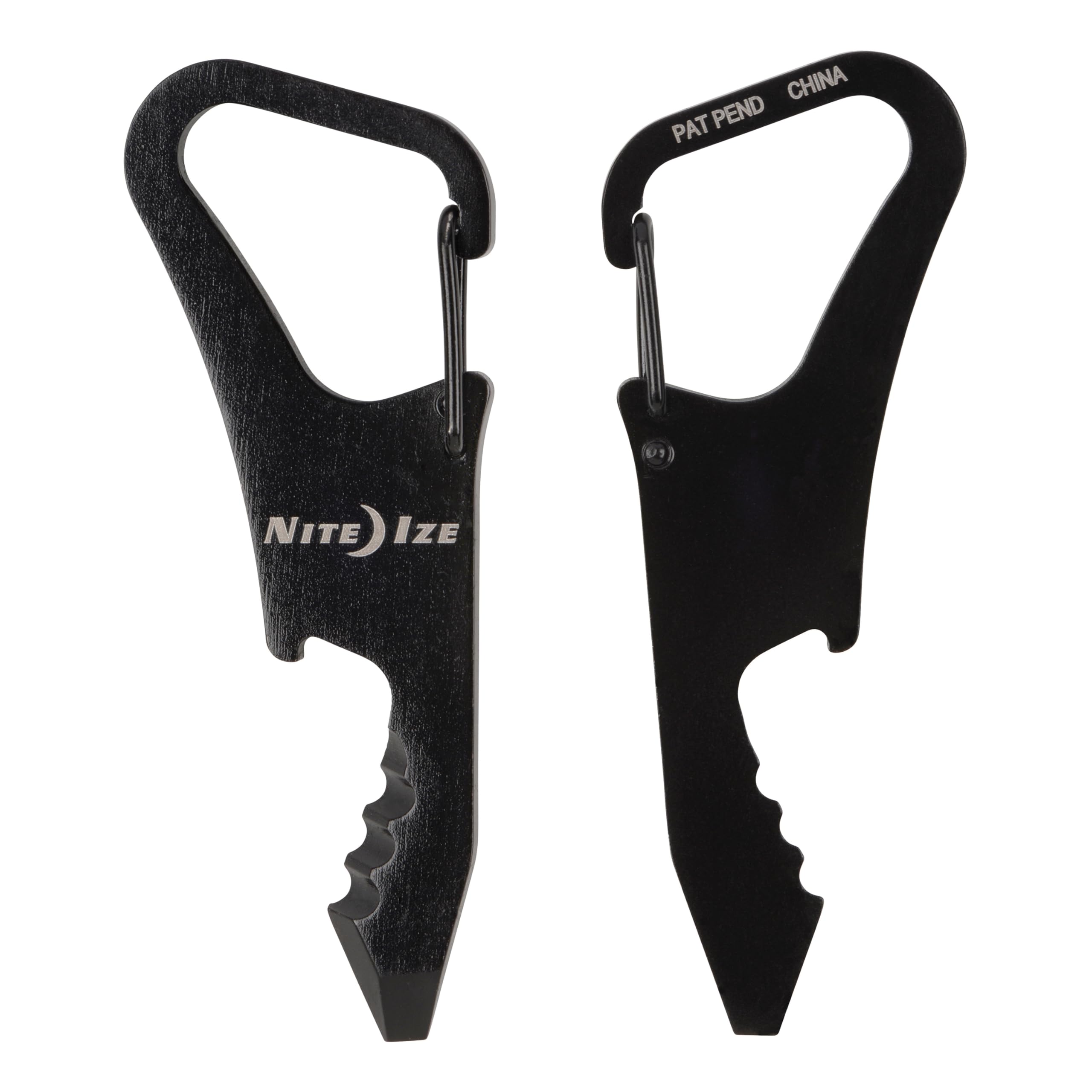 Nite Ize DoohicKey ClipKey Multi-Tool Keychain Organizer - Compact Black Key Holder for Everyday Carry (EDC), Outdoor Adventures & Home Use
