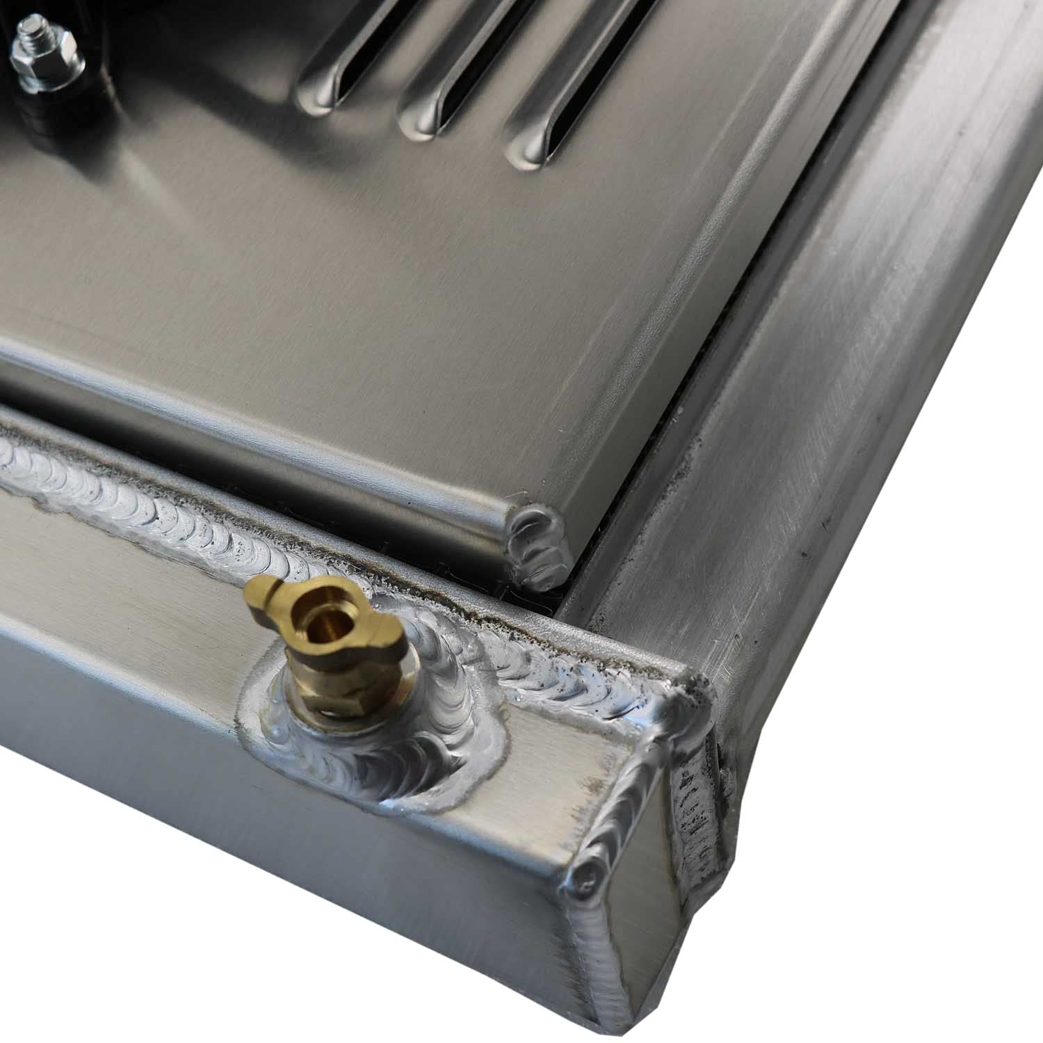 ECMRAD 3 Row Aluminum Radiator with Dual 12