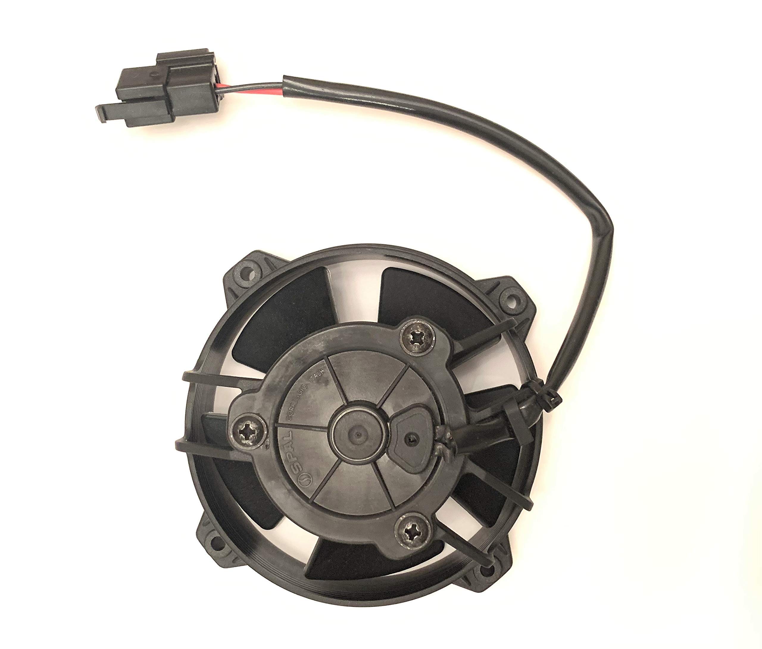 Spal 30103018 4-Inch Paddle Blade Puller Fan - High Performance Cooling Fan for Automotive, Marine & Industrial Applications