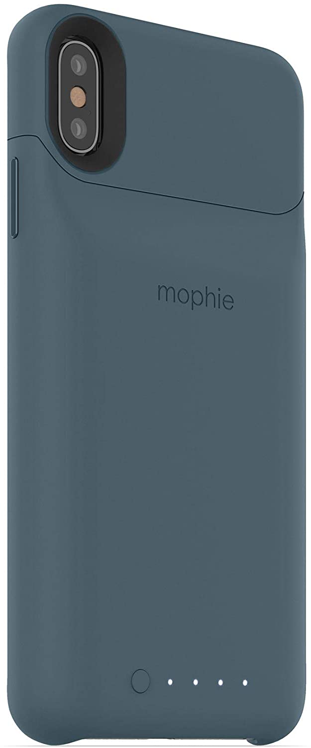 Mophie Juice Pack for iPhone XS Max - 2200mAh Wireless Charging Battery Case (Blue) | Portable Power Bank for Travel, Work & Outdoor Activities