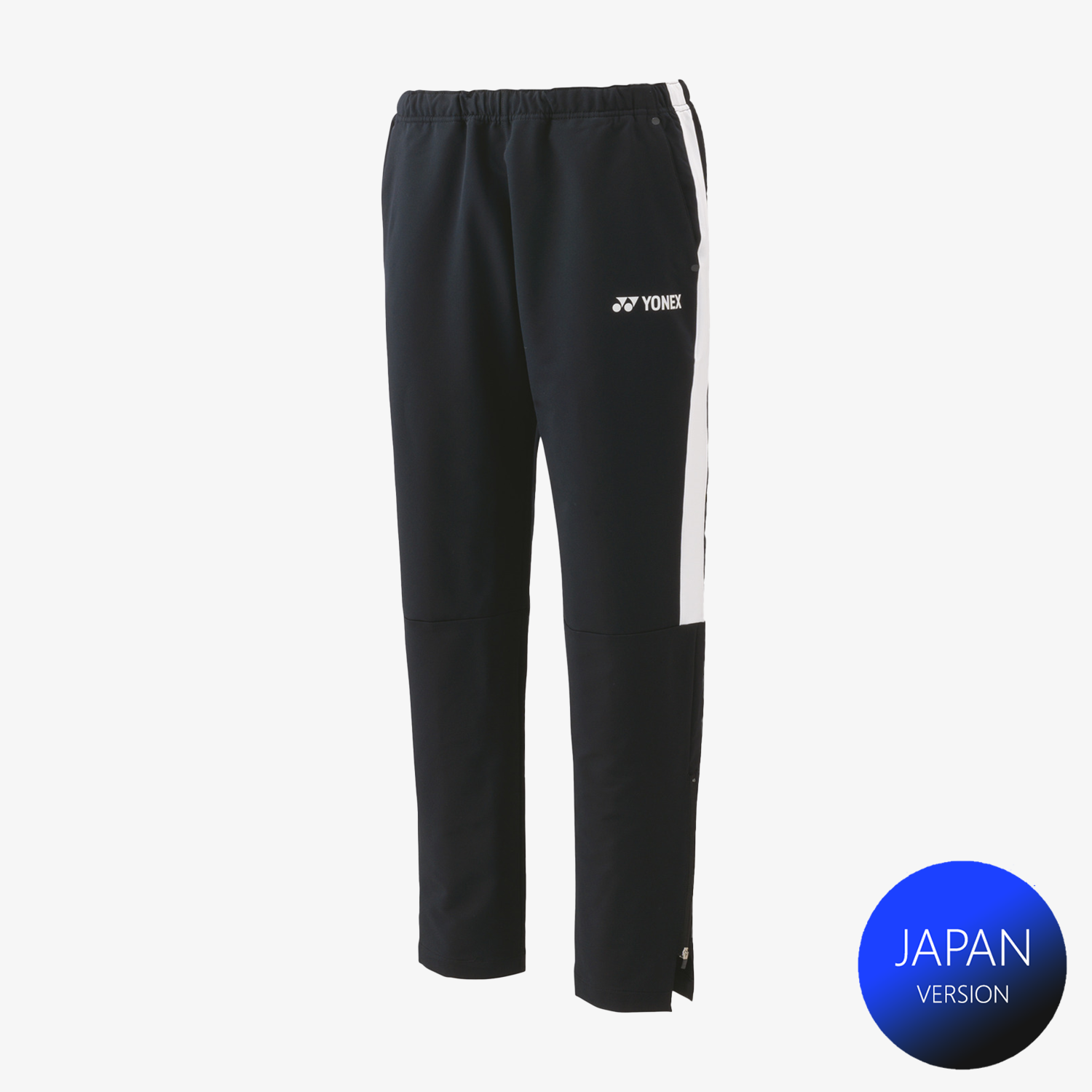 Yonex Men's Warm Up Pants 60148 - Black Athletic Training Joggers for Gym, Running & Casual Wear