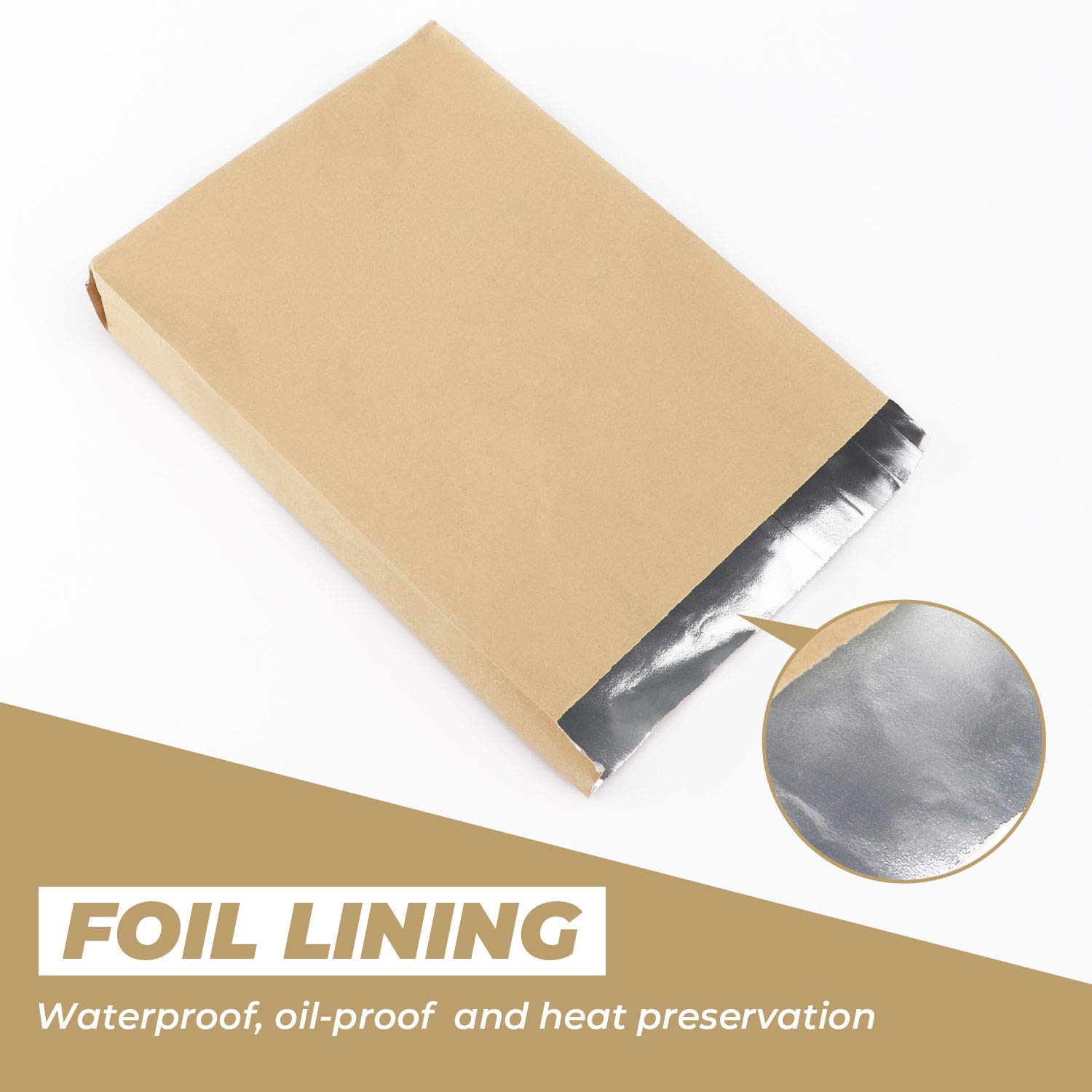 EUSOAR 100pcs Disposable Food Storage Bags - 10.2