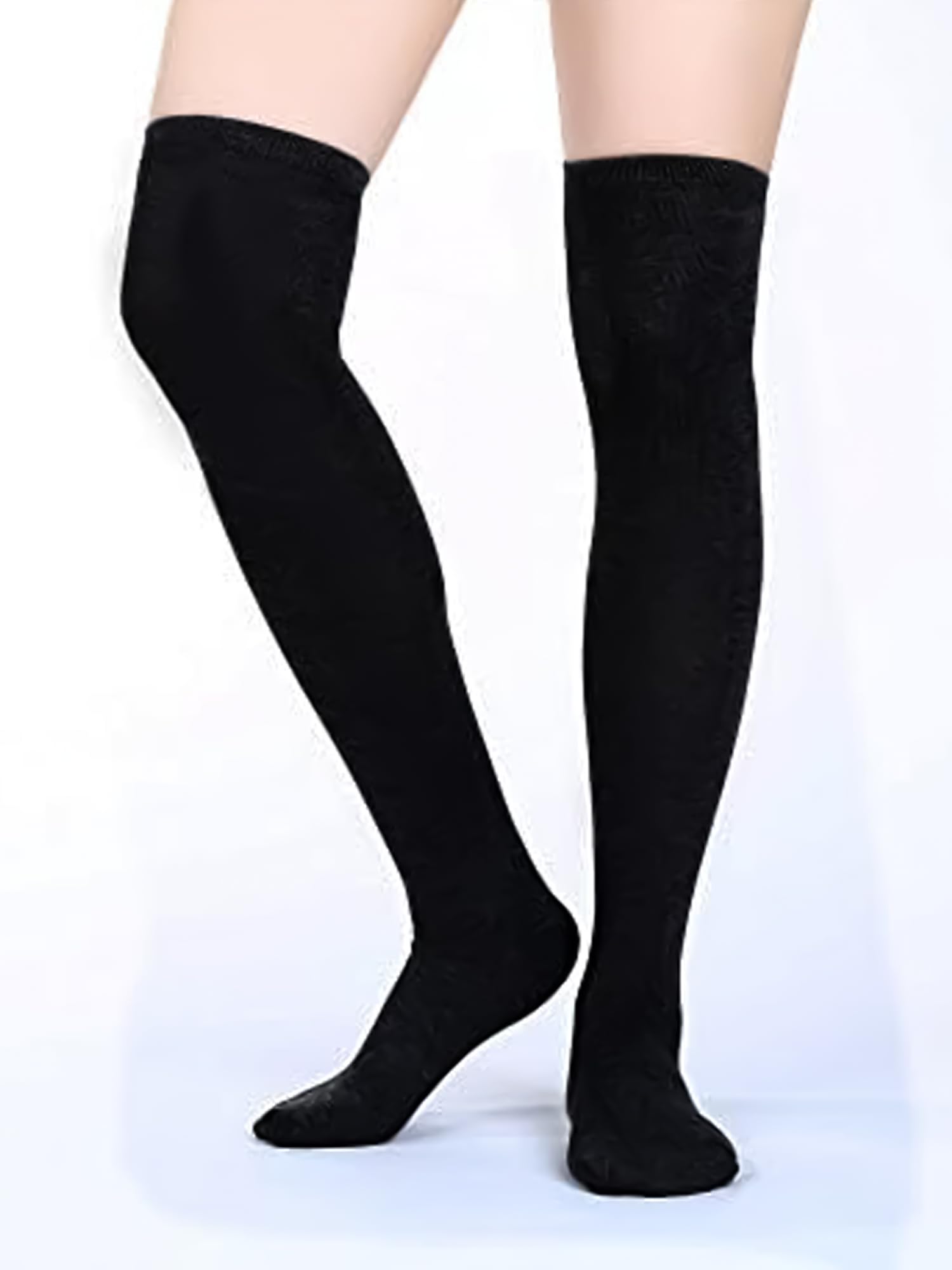 SATINIOR Women's Knee High Socks - Halloween Thigh Stockings for Cosplay, Costume Parties & Dress Up | Perfect for Halloween Outfits, Anime Conventions & Themed Events