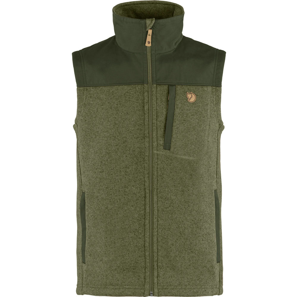 Men's Warm Buck Fleece Vest - Lightweight Winter Outdoor Jacket for Hiking, Camping & Casual Wear