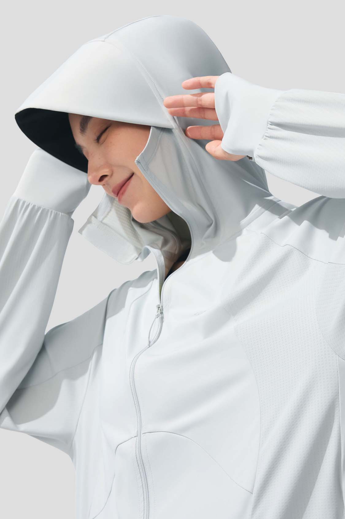 Lush Women's Cooling Loose Sun Jacket UPF100+ UV Protection Lightweight Breathable Summer Cover-Up for Beach, Pool & Outdoor Activities