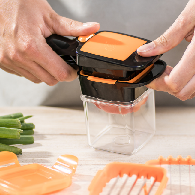 Nicer Dicer Quick - Multifunctional Vegetable Chopper, Dicer & Slicer for Effortless Meal Prep - Perfect for Salads, Stir-Fries & Healthy Cooking at Home