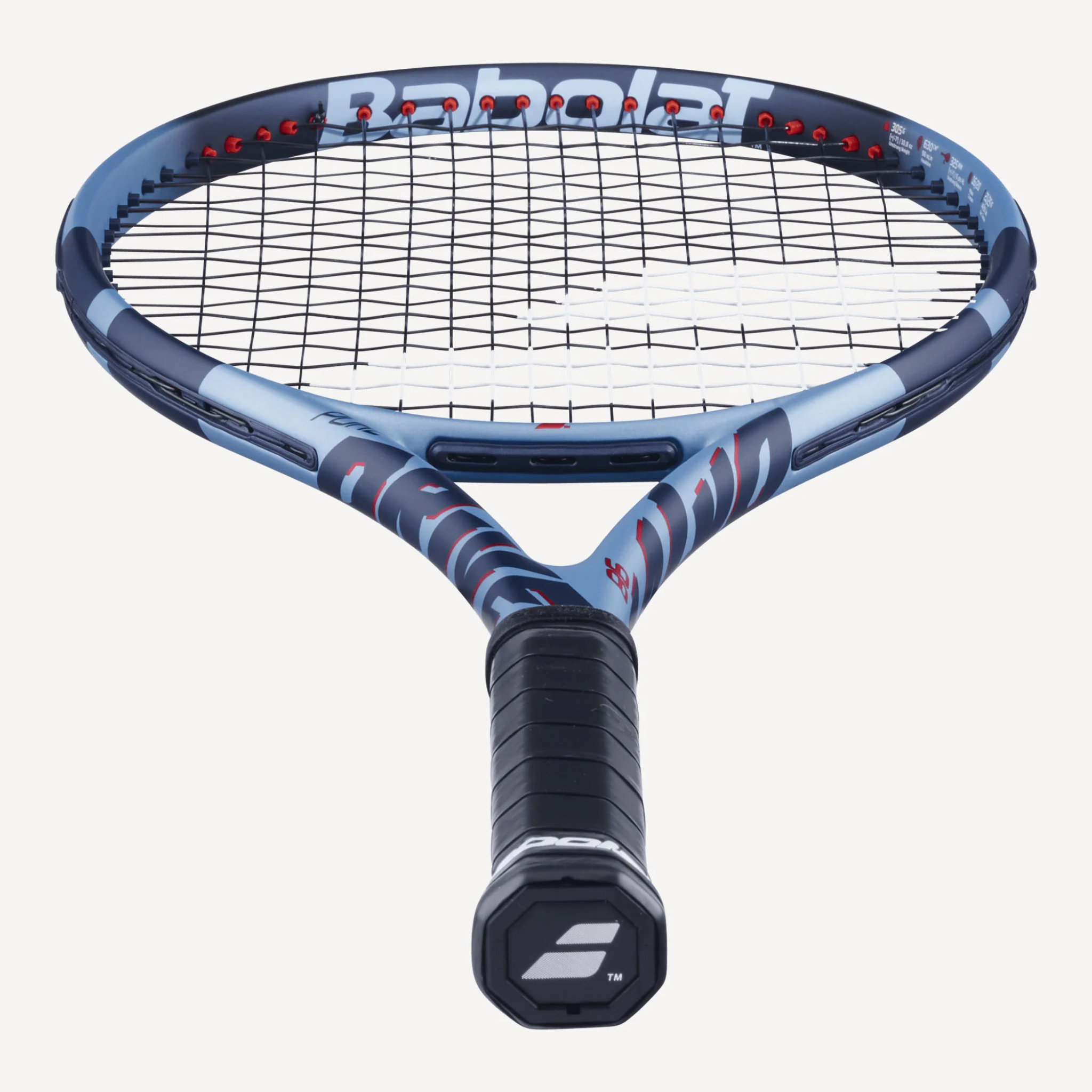 Babolat Pure Drive 98 (11th Gen) 305g Unstrung Tennis Racket - Professional Blue Tennis Racquet for Advanced Players | Perfect for Competitive Matches & Training Sessions
