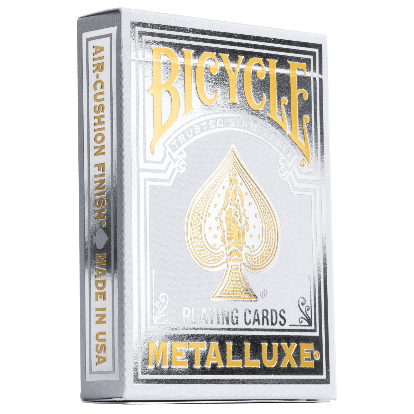 Premium Bicycle Metalluxe Playing Cards - Luxury Metallic Finish for Poker, Magic Tricks & Card Games - Perfect for Casino Nights, Gifts & Collectors