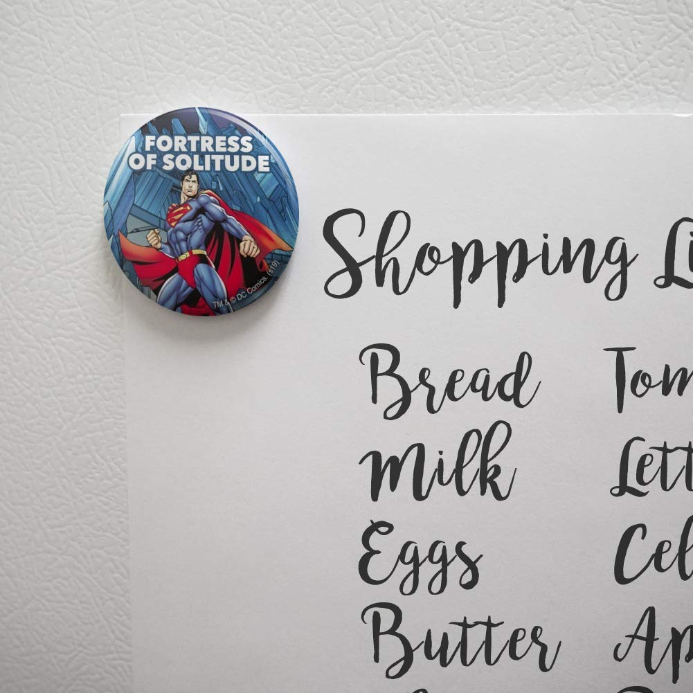 Superman Fortress of Solitude Fridge Magnet - Officially Licensed DC Comics Collectible - Perfect for Kitchen, Office, or Dorm Room Decor (Superhero Gift Idea)