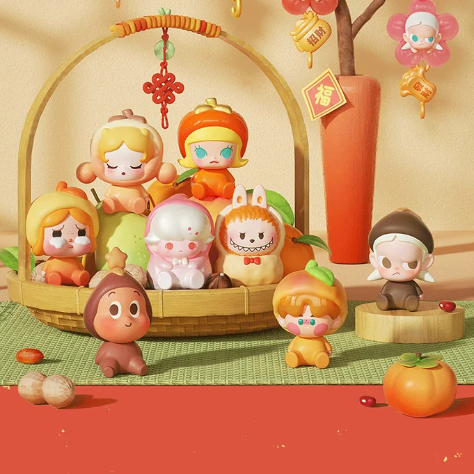 POP BEAN New Year Series Mini Bean Plush Toy - Cute Collectible Stuffed Animal for Kids & Adults | Perfect for Christmas Gifts, Party Favors, Home Decor & Office Desk Accessories